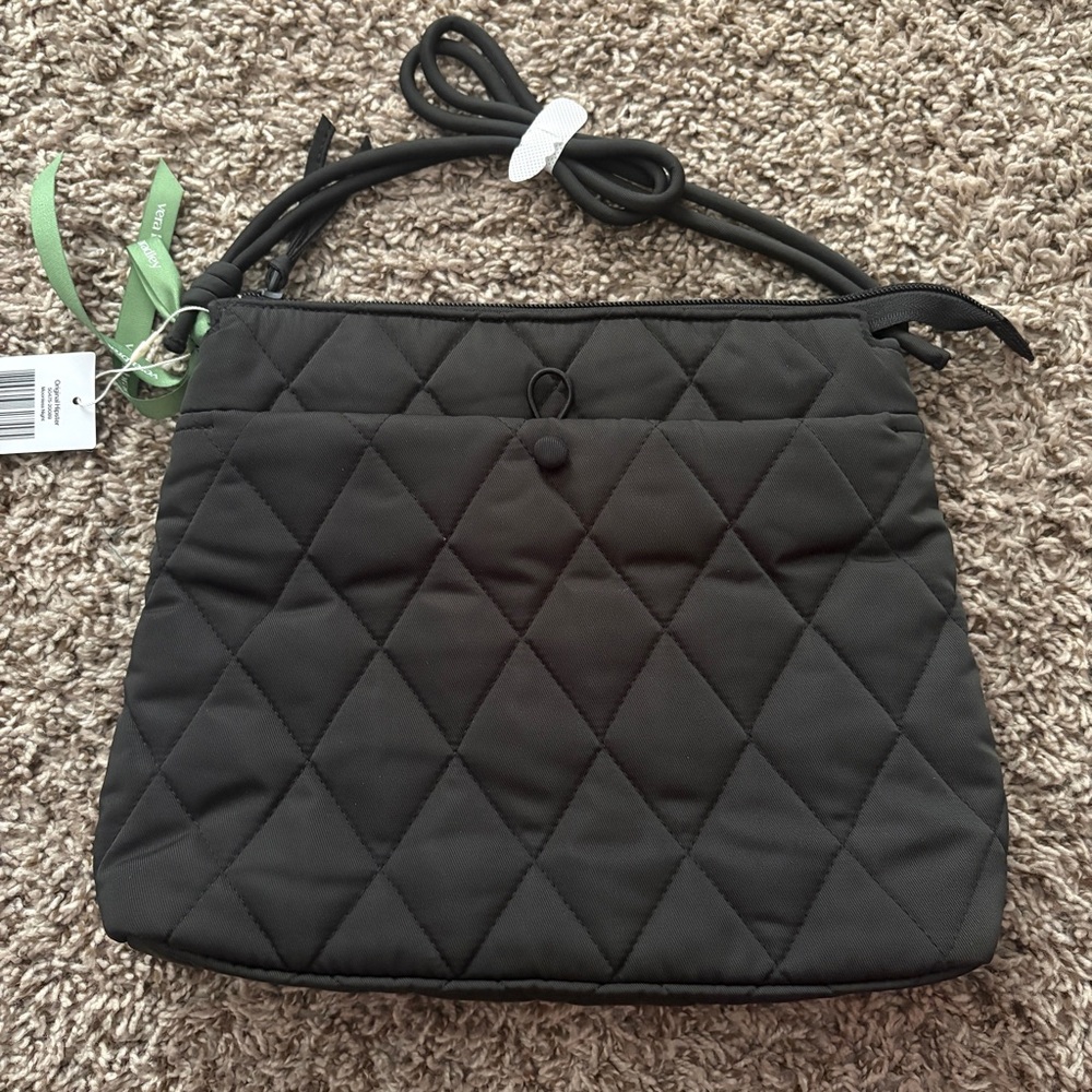 Vera Bradley Black Quilted Crossbody Bag